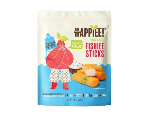 Happiee Plant Based Fishiee Sticks Myaeon2go