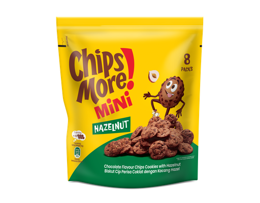 Chipsmore Chocolate Chip Cookies Mini Hazelnut Handy Multipack Myaeon2go