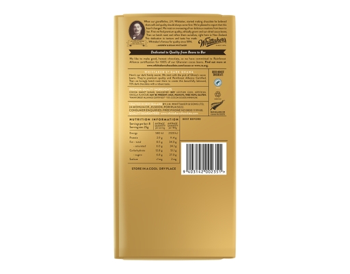 Whittaker's Dark Ghana 50% Cocoa Chocolate Block | myaeon2go