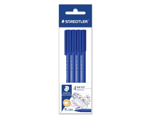 Blue Plastic Staedtler Stick Ball Point Pen, For Writing, Packaging Type: Box At ₹ 440/pack In