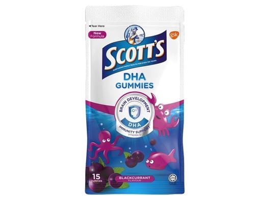 Scott'S - DHA Gummies Blackcurrant