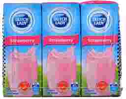 Dutch Lady - UHT Pure Farm Strawberry Milk