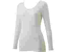 Inner Casual - Ladies Organic Cotton Long Sleeve Off White