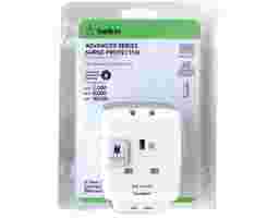 Belkin - Mastercube 1 Way Surge With Tel Protector (F9H110SACW)