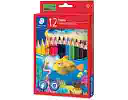 Staedtler - Luna Jumbo Watercolour Pencil (Full Length) 12 Colours (139 C12)