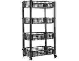 Algo - 4 Tier Space Wagon With Wheel (AL-5110)