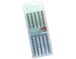 Home Perfect - 5 Pairs Stainless Steel Chopstick (S-1023)