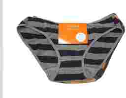 Scarlet Intimates - [RANDOMLY PICK] Ladies Panties Bikini Low Waist Stripe Back 3 Pcs Random Color (P225)