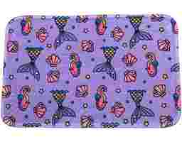 Mermaid Floor Mat Purple