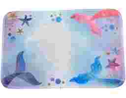 Mermaid Floor Mat White