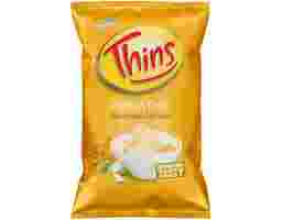 Thins - Cheese & Onion Potato Chips